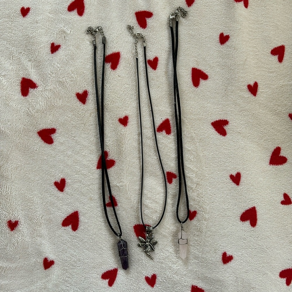 crystal necklace bundle